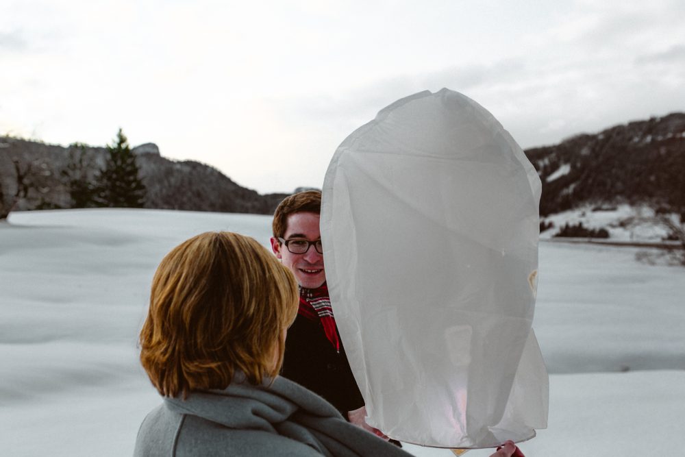 Babybauchshooting im winterlichen Allgäu