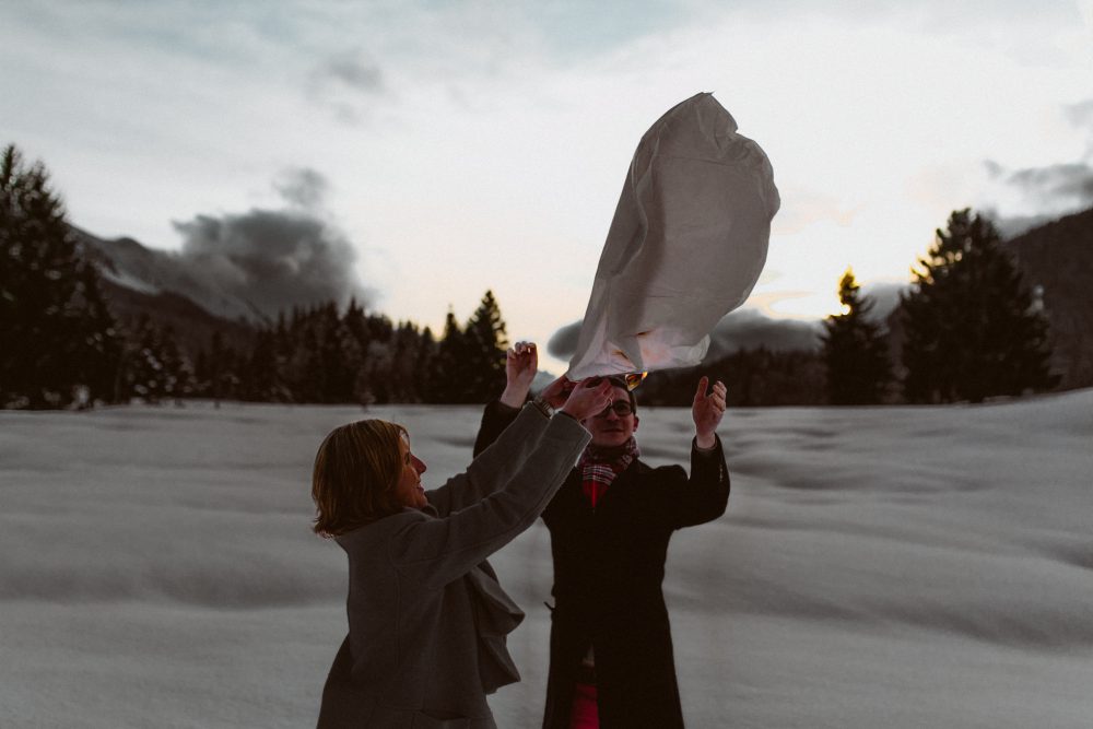 Babybauchshooting im winterlichen Allgäu