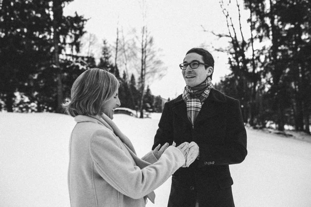 Babybauchshooting im winterlichen Allgäu