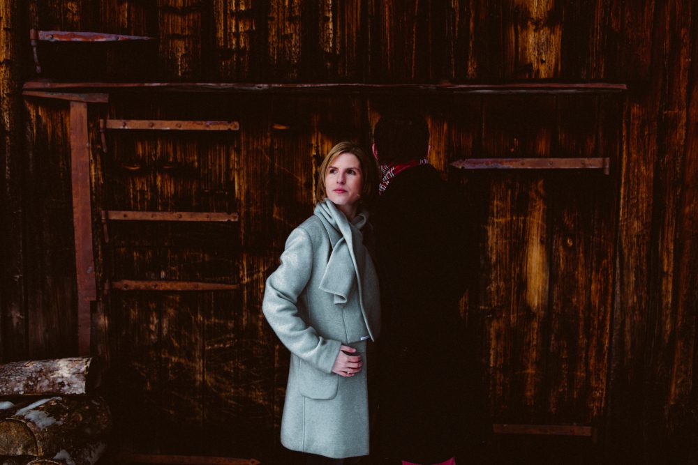 Babybauchshooting im winterlichen Allgäu