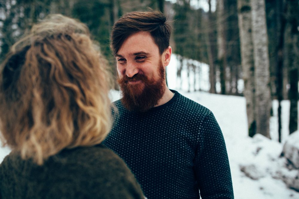Babybauchshooting mit Schneeweitblick