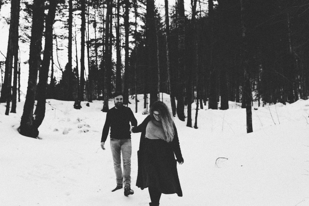 Babybauchshooting mit Schneeweitblick