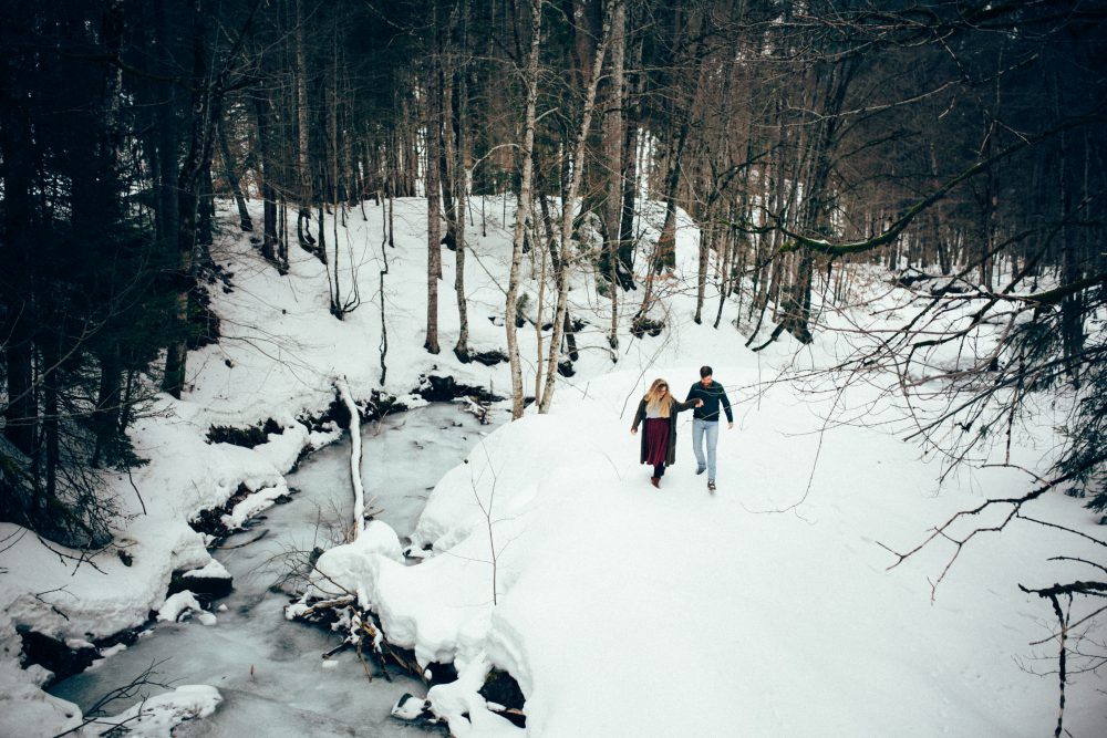 Babybauchshooting mit Schneeweitblick
