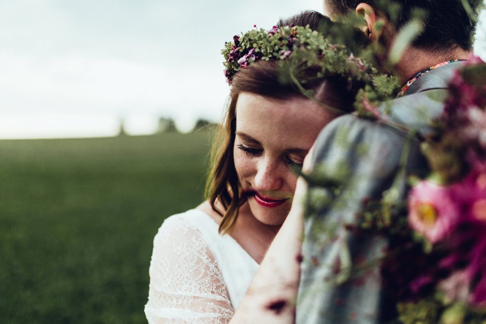1001 Origami Kraniche auf der Scheunenhochzeit AmVieh-Theater / Schwindegg