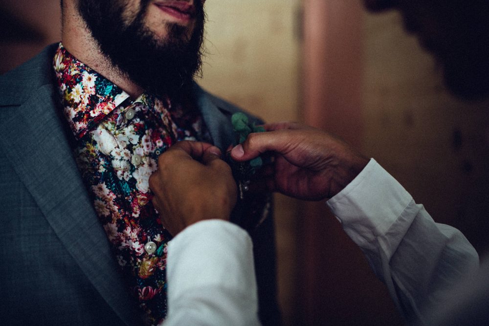 1001 Origami Kraniche auf der Scheunenhochzeit AmVieh-Theater / Schwindegg