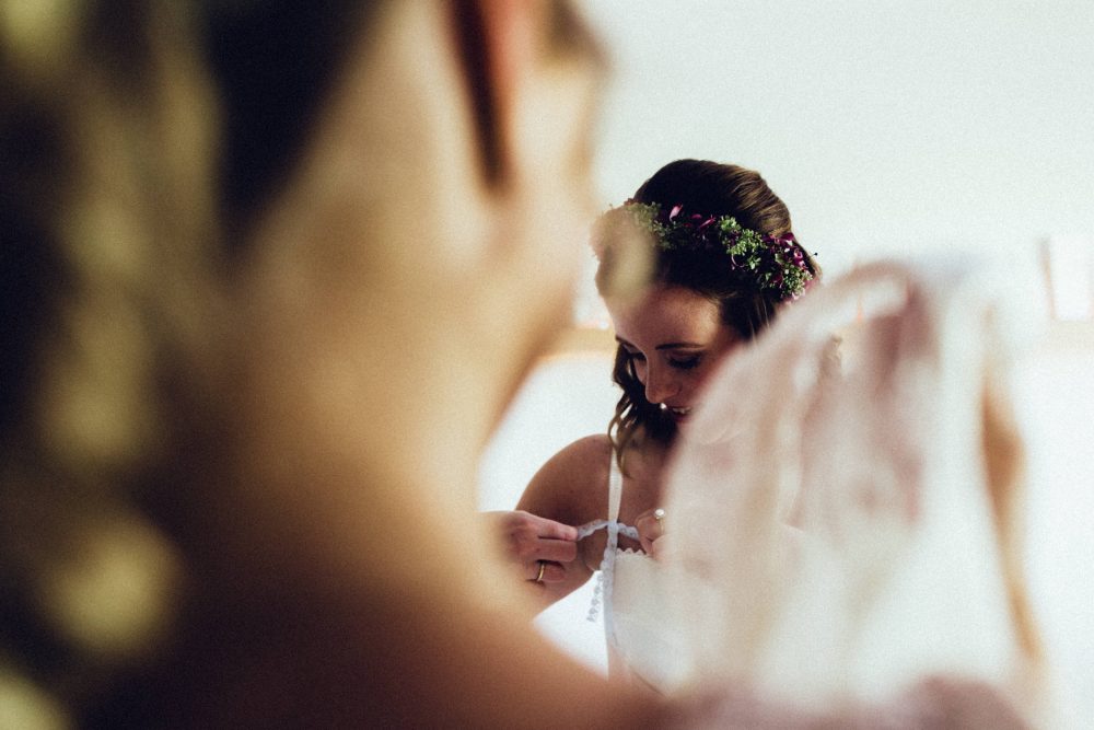 1001 Origami Kraniche auf der Scheunenhochzeit AmVieh-Theater / Schwindegg