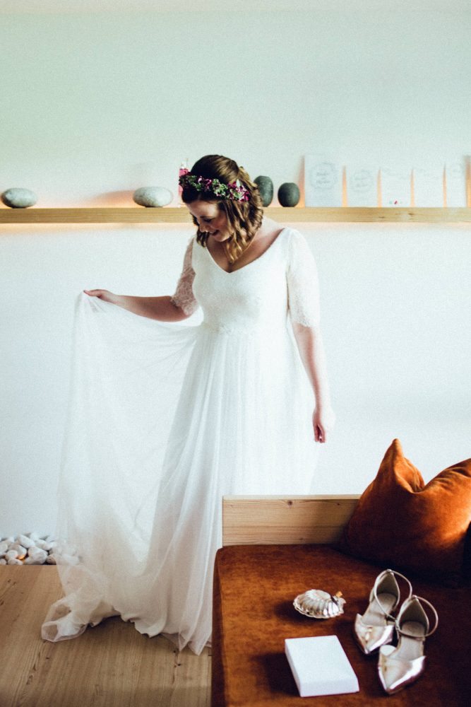 1001 Origami Kraniche auf der Scheunenhochzeit AmVieh-Theater / Schwindegg