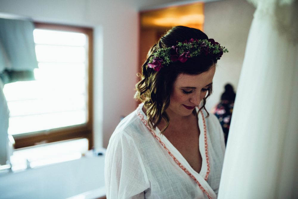 1001 Origami Kraniche auf der Scheunenhochzeit AmVieh-Theater / Schwindegg