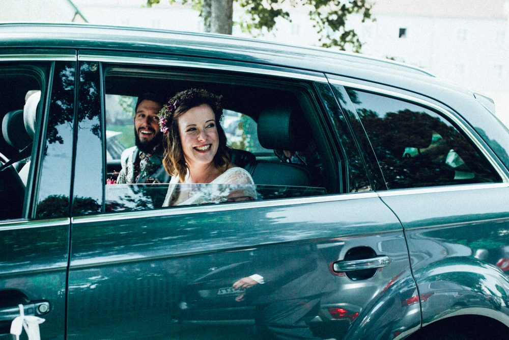 1001 Origami Kraniche auf der Scheunenhochzeit AmVieh-Theater / Schwindegg