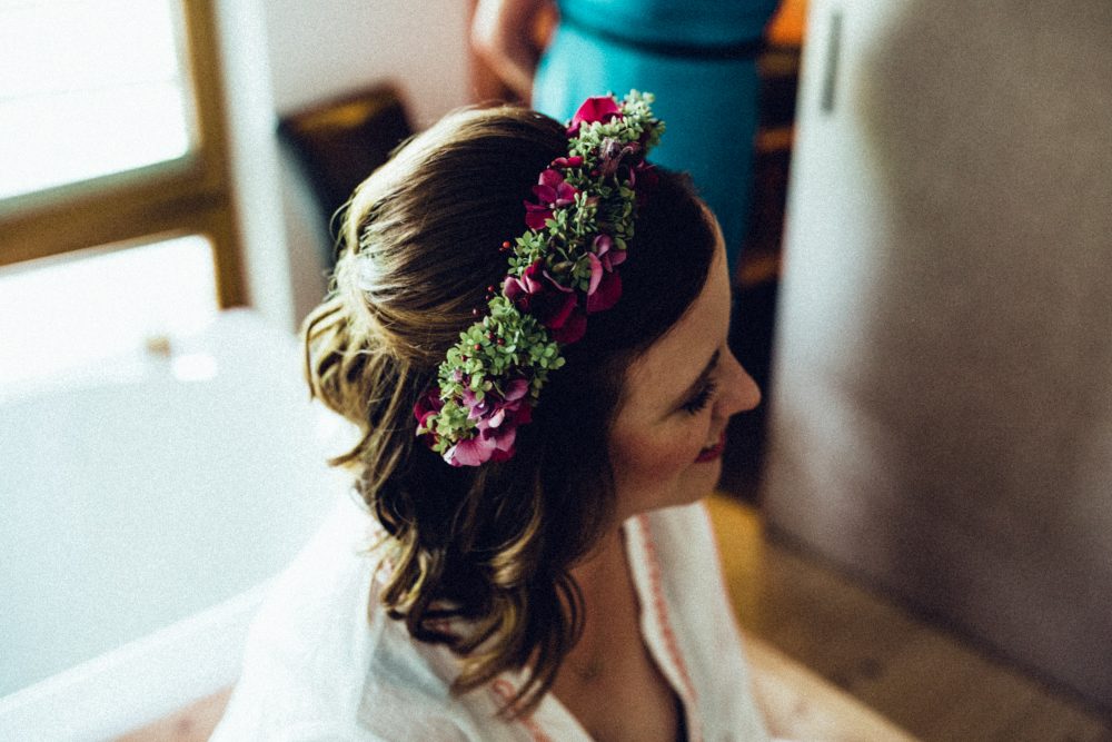 1001 Origami Kraniche auf der Scheunenhochzeit AmVieh-Theater / Schwindegg