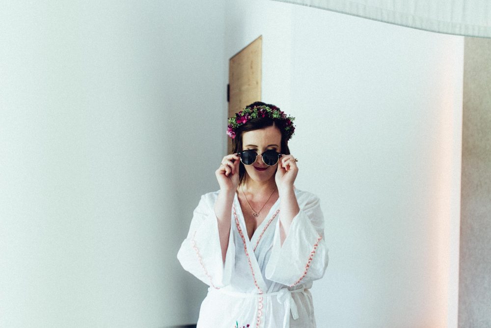 1001 Origami Kraniche auf der Scheunenhochzeit AmVieh-Theater / Schwindegg