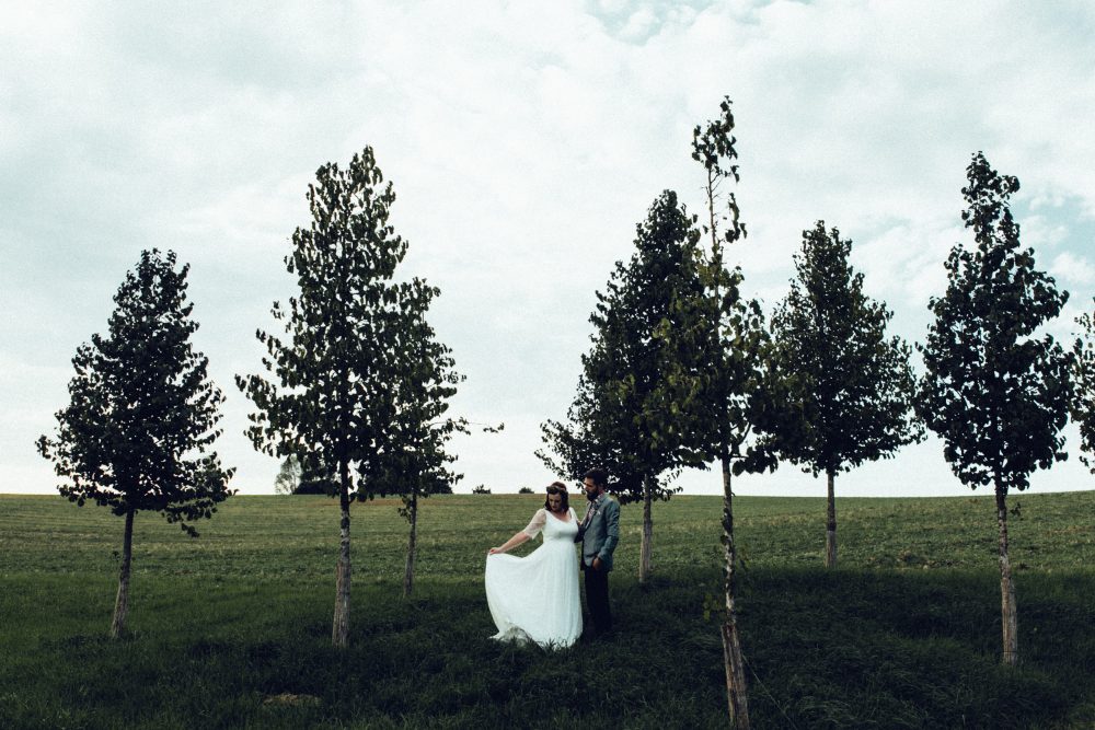 1001 Origami Kraniche auf der Scheunenhochzeit AmVieh-Theater / Schwindegg