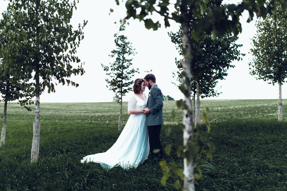 1001 Origami Kraniche auf der Scheunenhochzeit AmVieh-Theater / Schwindegg