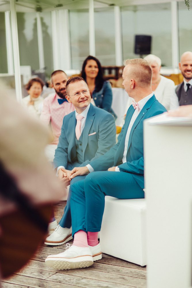 Gleichgeschlechtliche Hochzeit im Skyloftstudio München