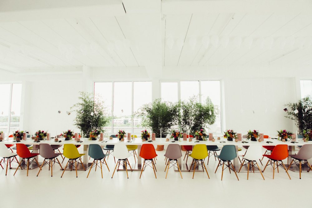 Gleichgeschlechtliche Hochzeit im Skyloftstudio München
