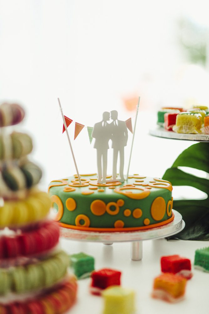 Gleichgeschlechtliche Hochzeit im Skyloftstudio München