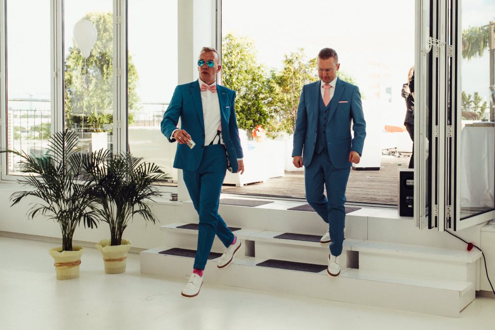 Gleichgeschlechtliche Hochzeit im Skyloftstudio München