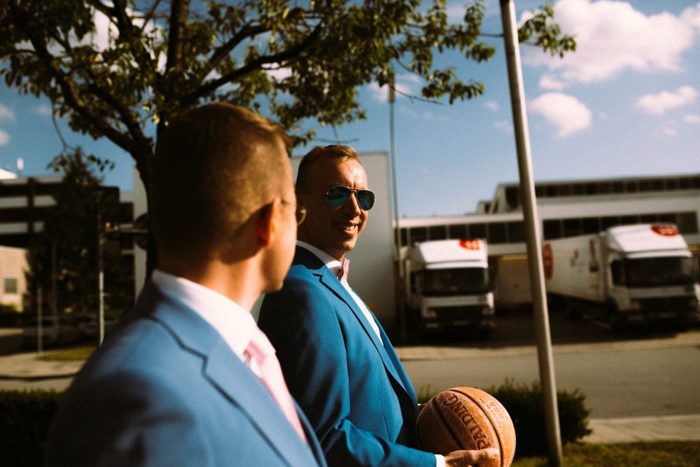Gleichgeschlechtliche Hochzeit im Skyloftstudio München