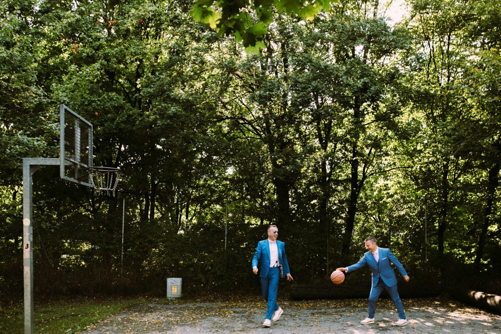 Gleichgeschlechtliche Hochzeit im Skyloftstudio München