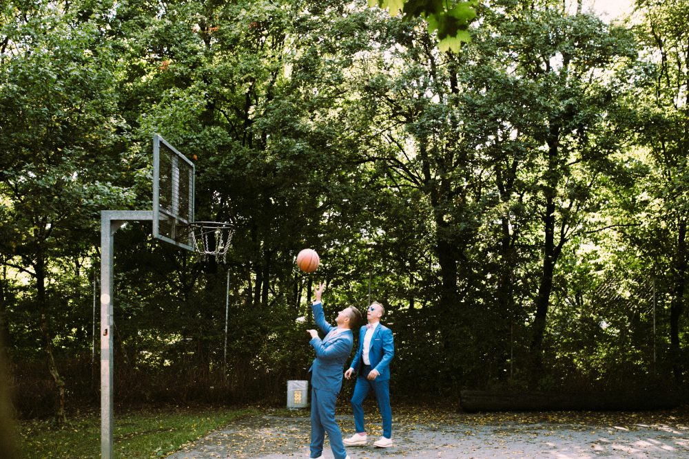 Gleichgeschlechtliche Hochzeit im Skyloftstudio München