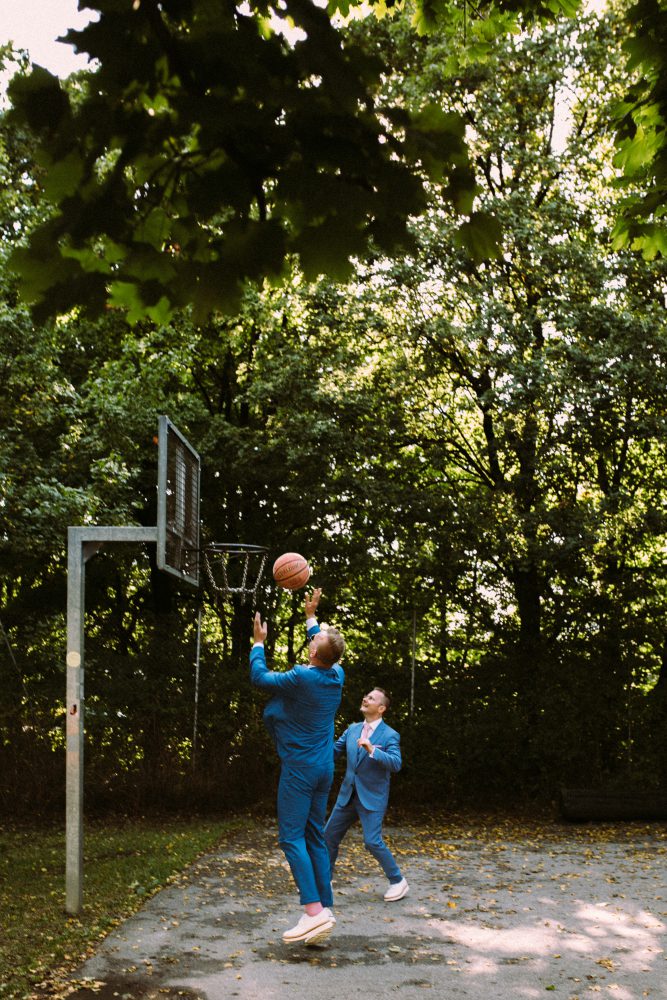Gleichgeschlechtliche Hochzeit im Skyloftstudio München