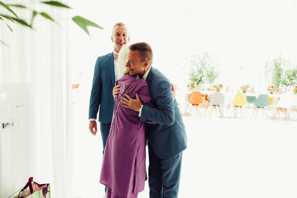 Gleichgeschlechtliche Hochzeit im Skyloftstudio München