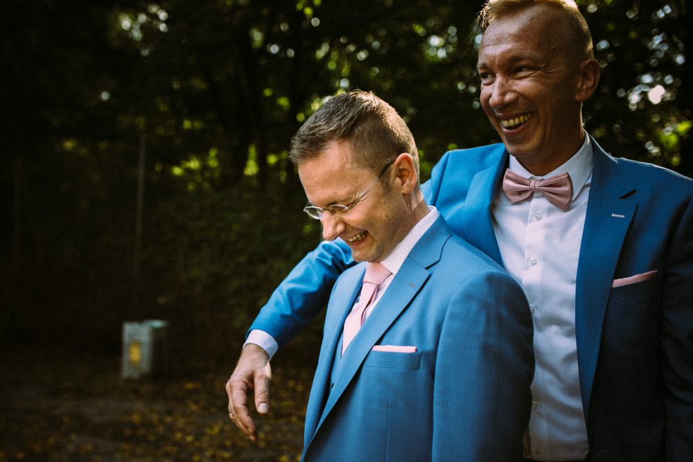 Gleichgeschlechtliche Hochzeit im Skyloftstudio München