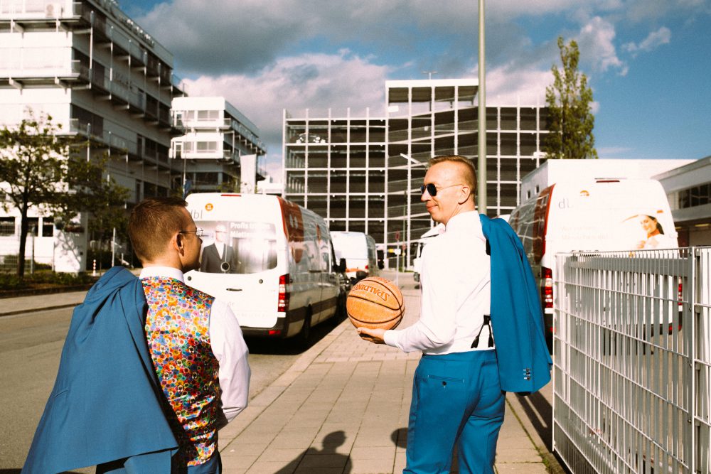 Gleichgeschlechtliche Hochzeit im Skyloftstudio München