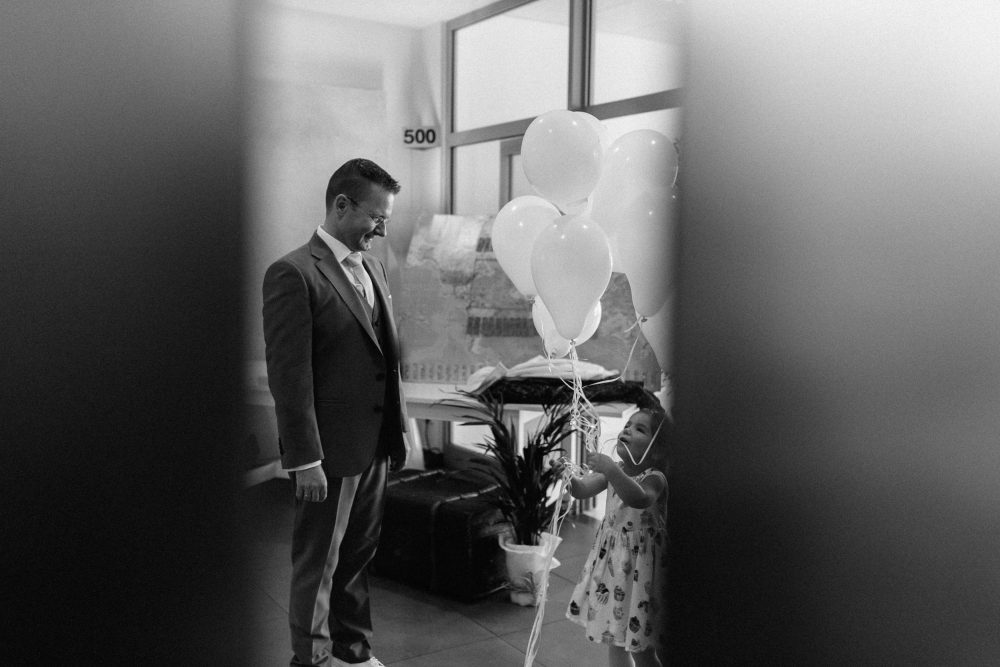 Gleichgeschlechtliche Hochzeit im Skyloftstudio München