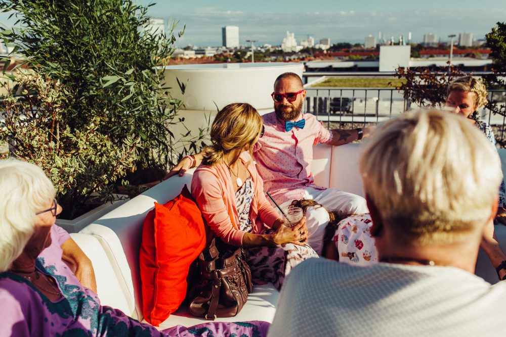 Gleichgeschlechtliche Hochzeit im Skyloftstudio München