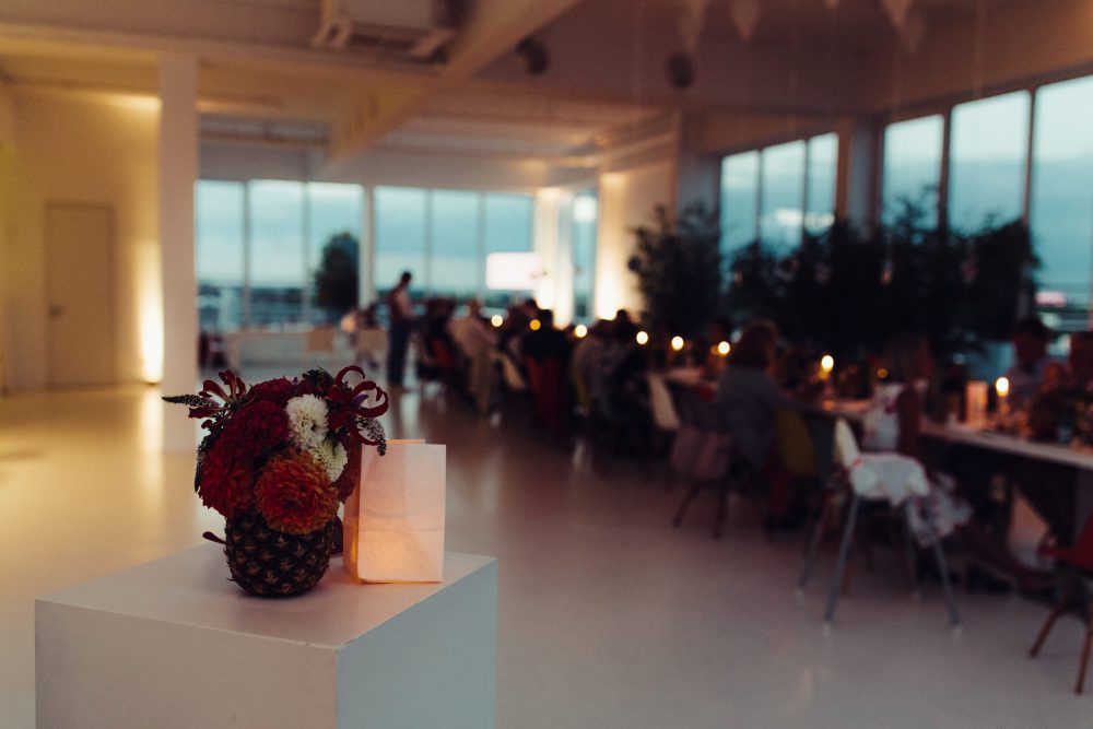 Gleichgeschlechtliche Hochzeit im Skyloftstudio München