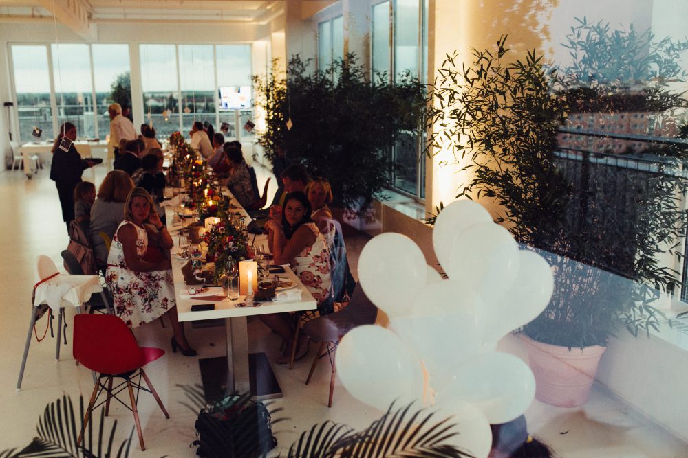 Gleichgeschlechtliche Hochzeit im Skyloftstudio München