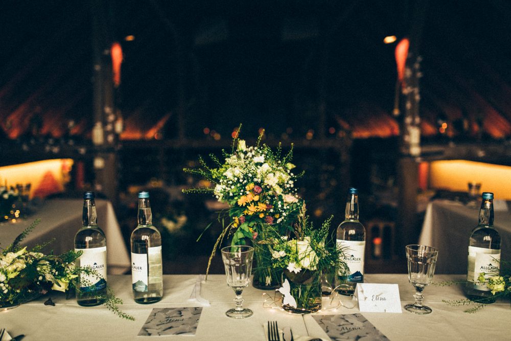 Landhochzeit in der Eventbühne Kimratshofen im Allgäu