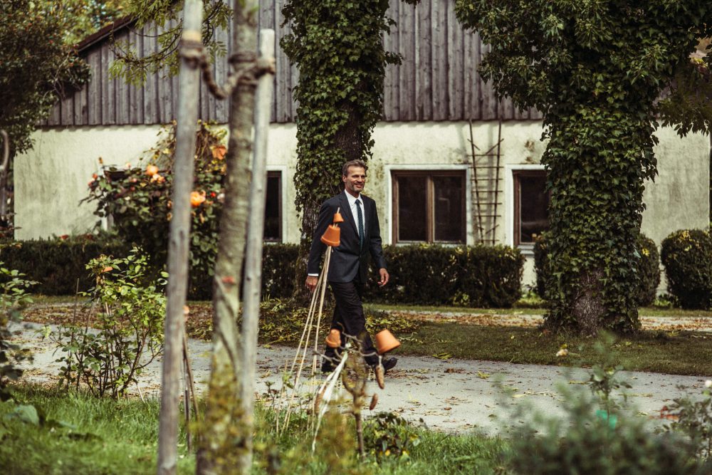Freie Trauung im Garten der alten Tenne