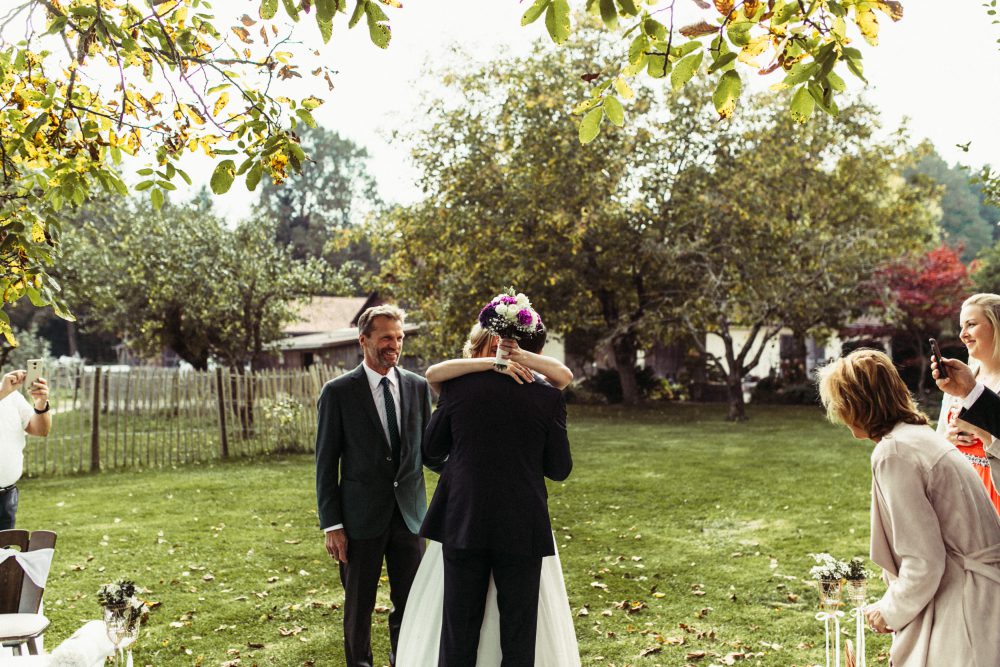 Freie Trauung im Garten der alten Tenne