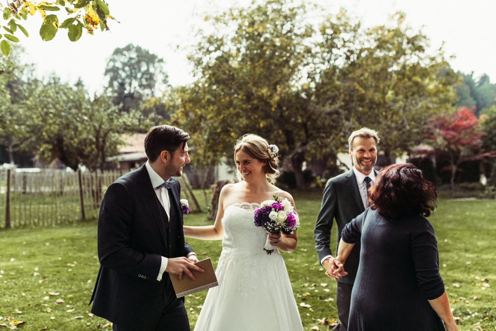 Freie Trauung im Garten der alten Tenne