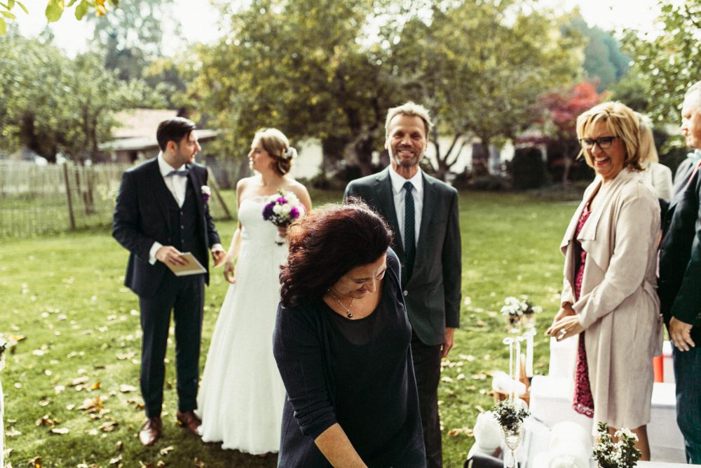 Freie Trauung im Garten der alten Tenne