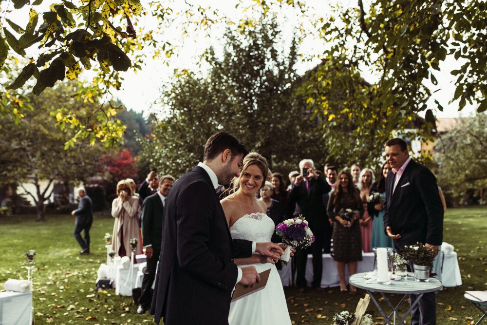 Freie Trauung im Garten der alten Tenne