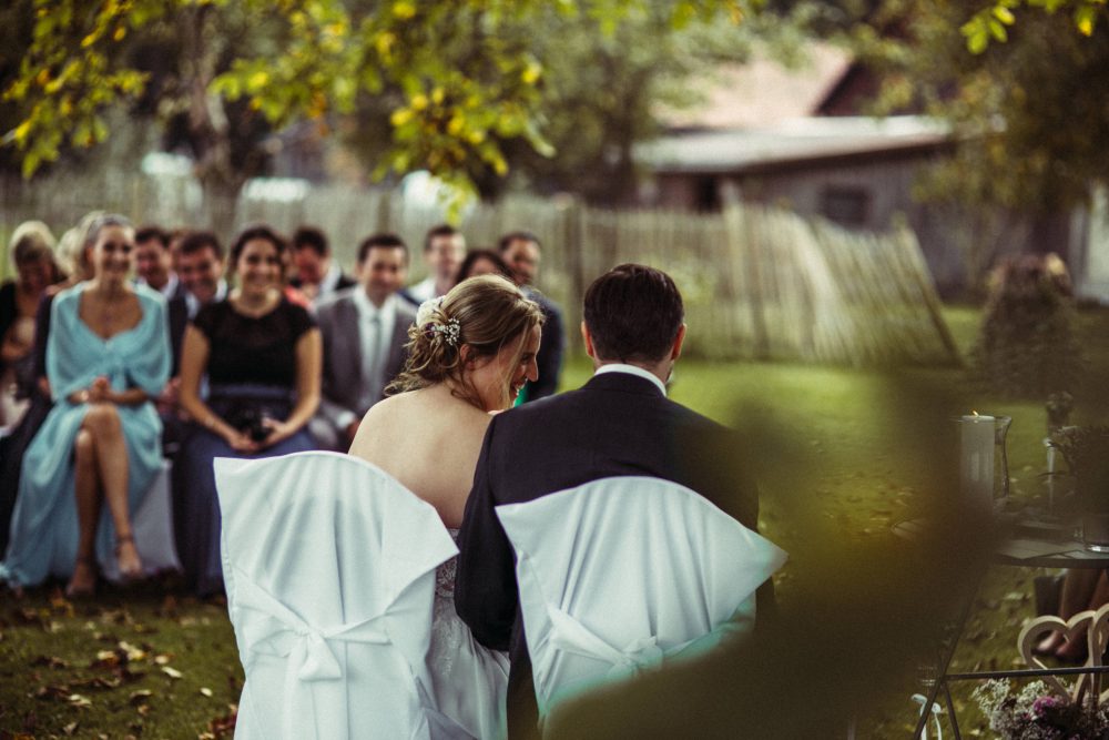 Freie Trauung im Garten der alten Tenne