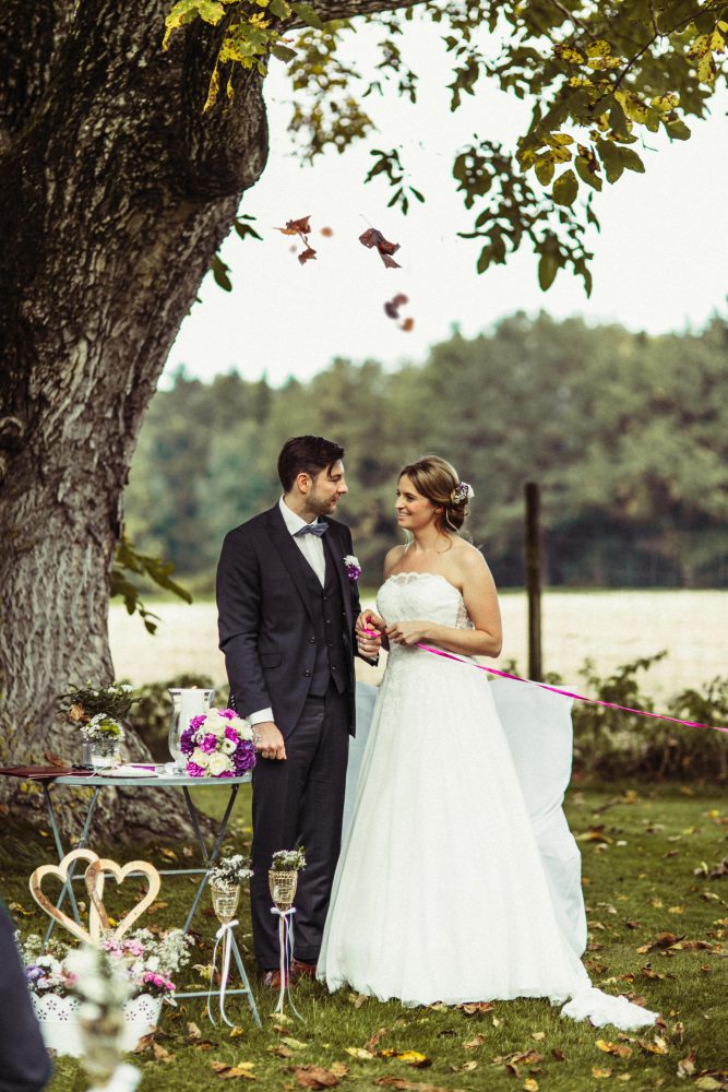 Freie Trauung im Garten der alten Tenne