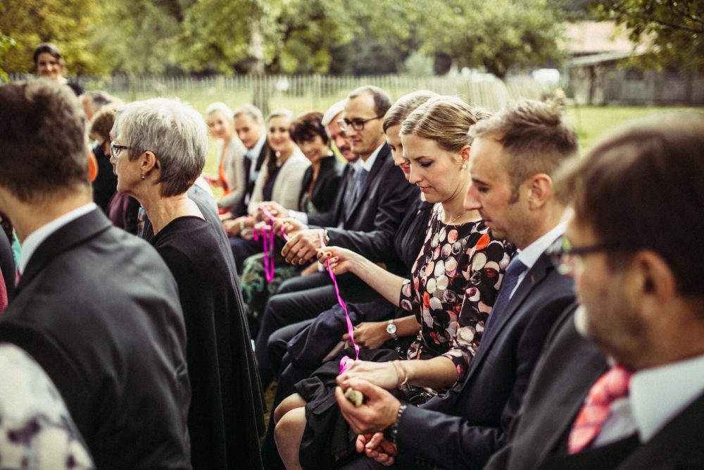 Freie Trauung im Garten der alten Tenne