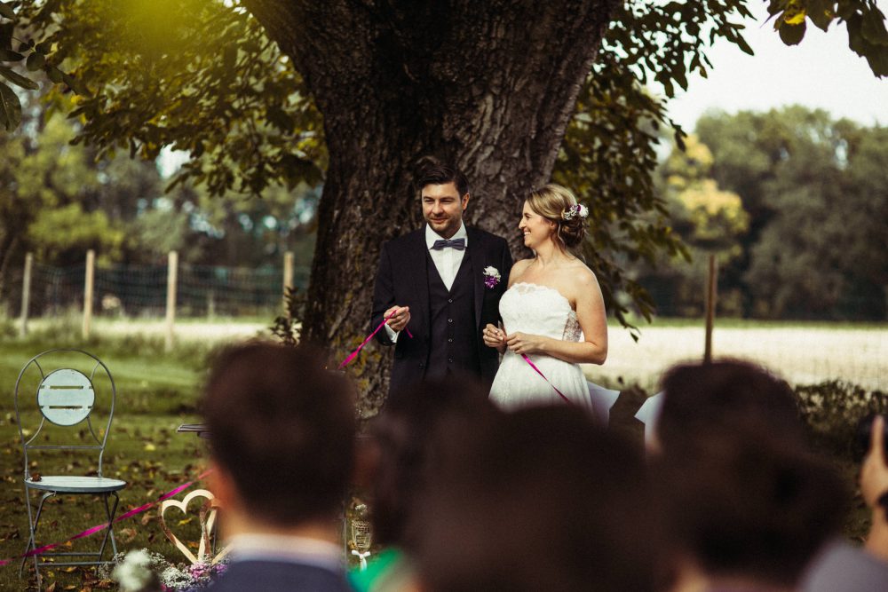 Freie Trauung im Garten der alten Tenne
