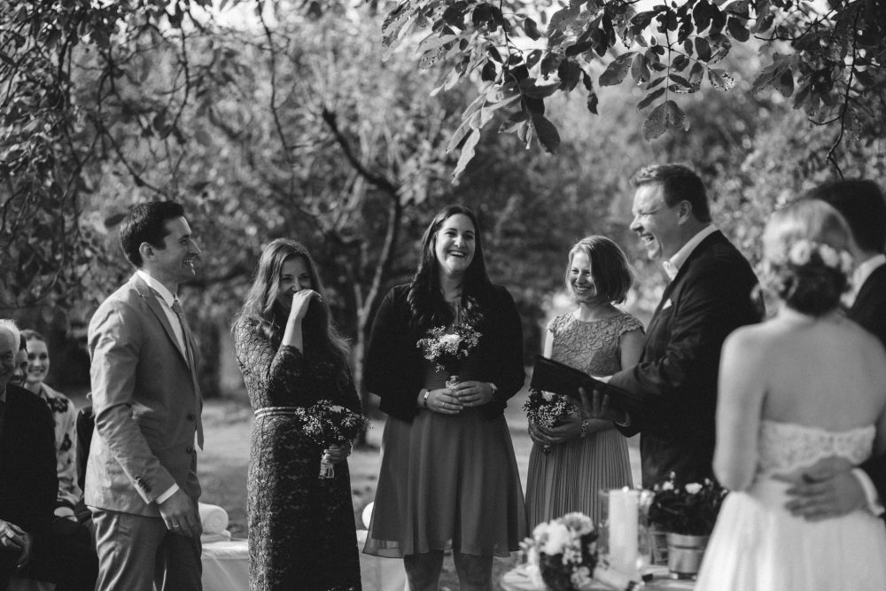 Freie Trauung im Garten der alten Tenne