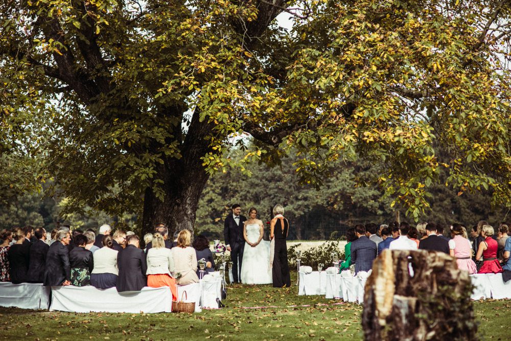 Freie Trauung im Garten der alten Tenne