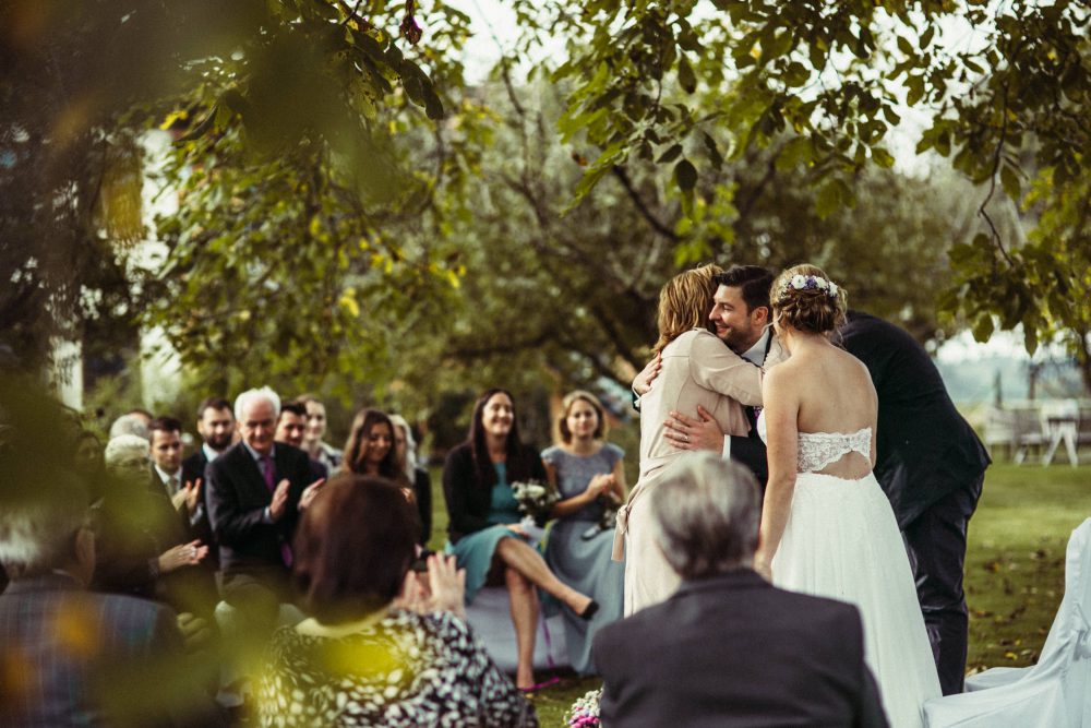 Freie Trauung im Garten der alten Tenne