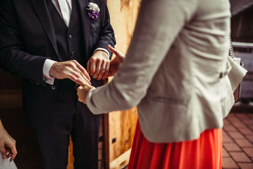 Freie Trauung im Garten der alten Tenne