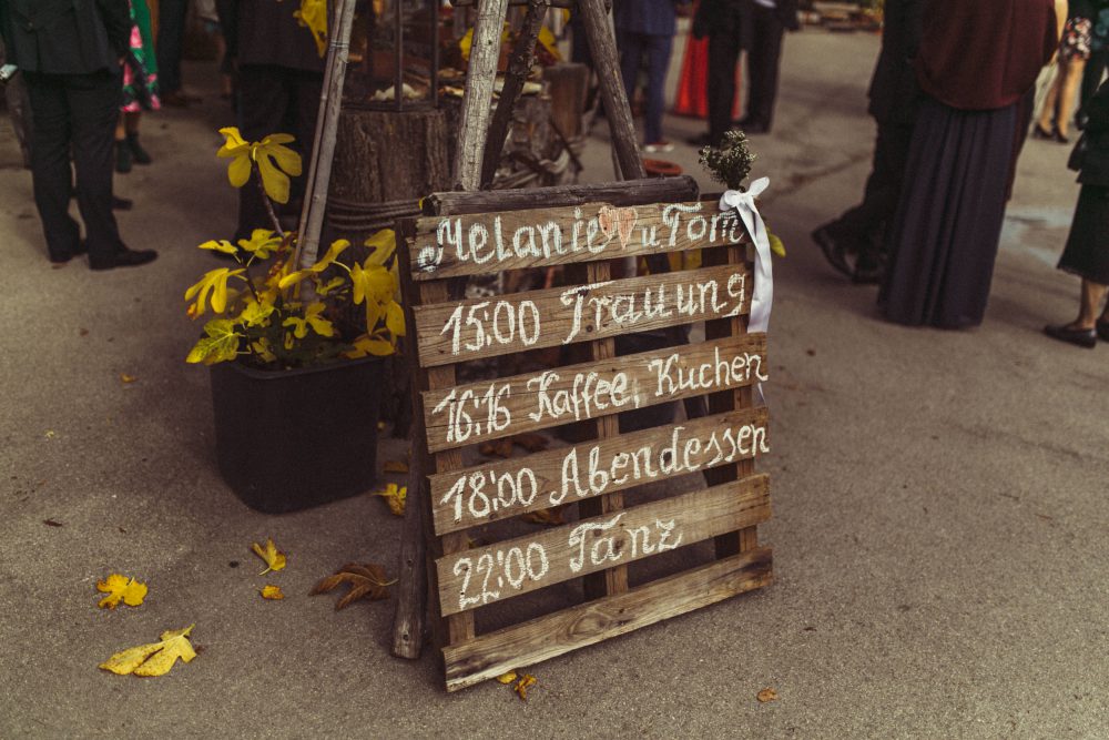 Freie Trauung im Garten der alten Tenne