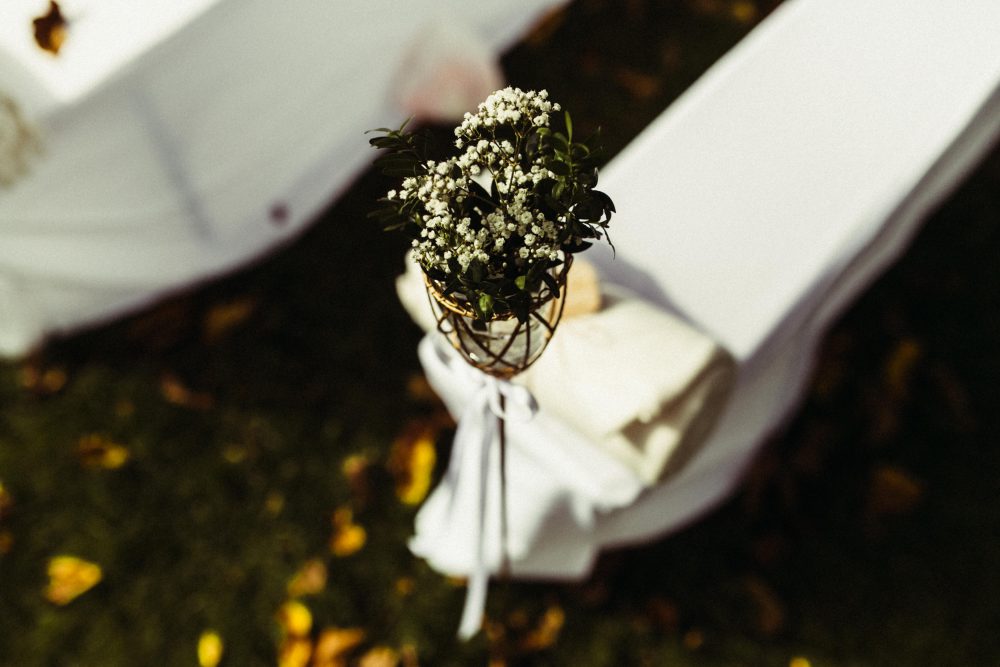 Freie Trauung im Garten der alten Tenne