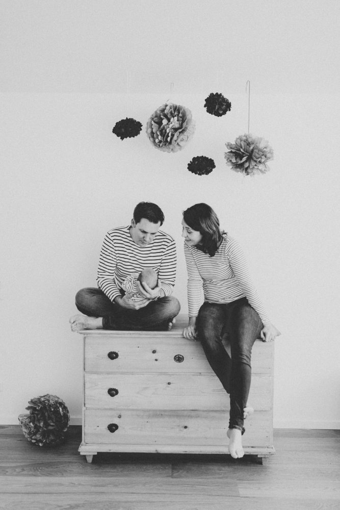 Newborn Homestory im Showroom München