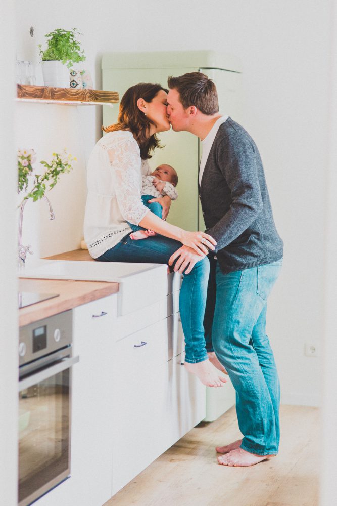 Newborn Homestory im Showroom München